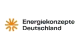 Logo der EnergieKonzept Deutschland mit gelbem Sonnensymbol und Schriftzug auf dunklem Hintergrund, professionelles Unternehmens-Logo.
